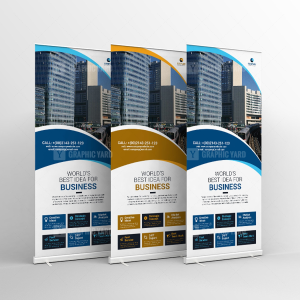 Premium-Roll-Up-Banner-Design-1 Banners, X standee, Rollup