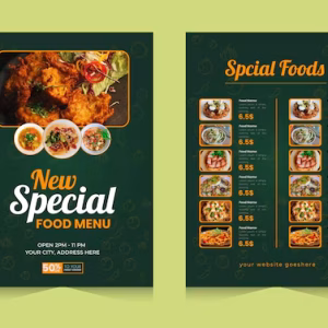 Menu Cards Design