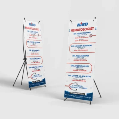 X Stand Banner Printing Services